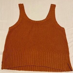 Madewell fall crochet style top